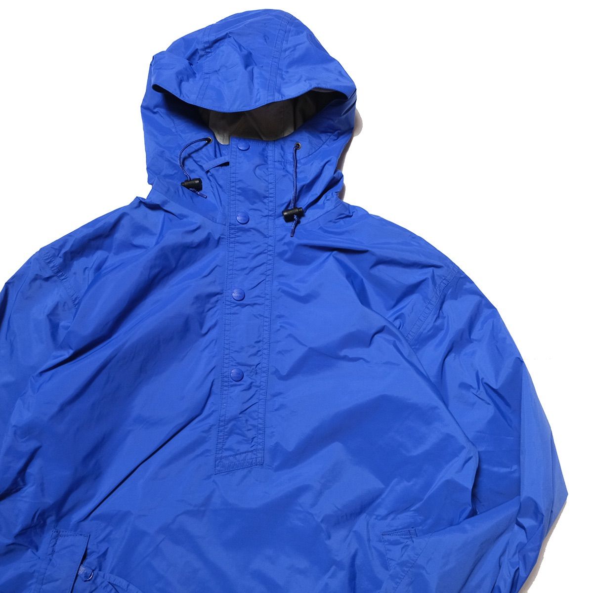 90 s LLビーン ゴアテックス ナイロン アノラックパーカー 青 ブルー フード ジャケット GORE TEX 90年代 旧タグ オールド LLBean アメリカ古着 ビンテージ ヴィンテージ