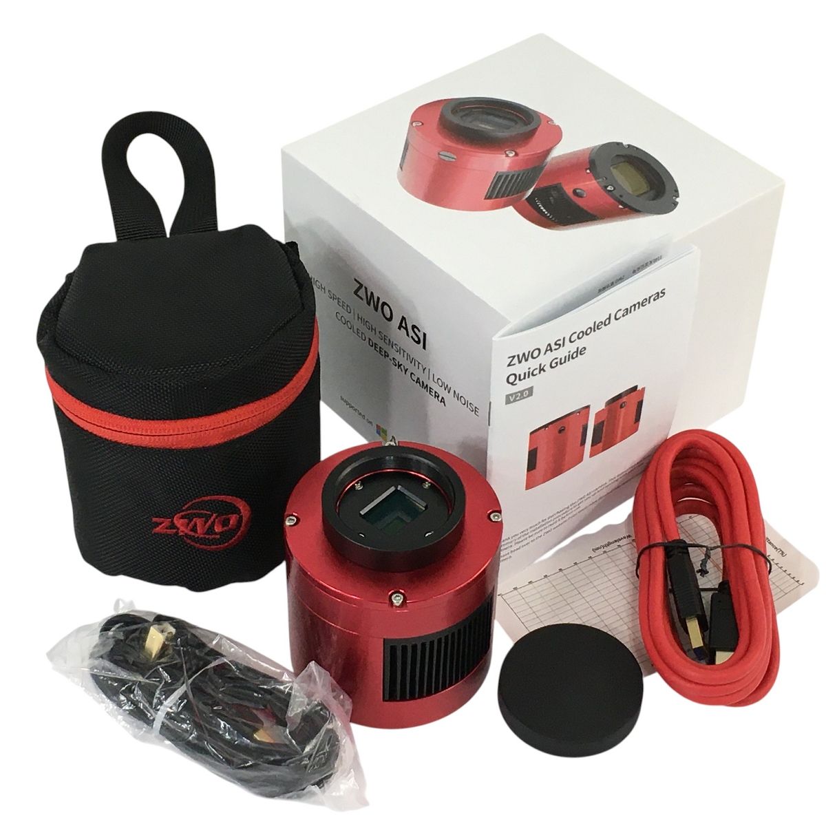 ZWO ASI585MC Pro 冷却CMOSカメラ 天体撮影用 中古 美品 N10764691