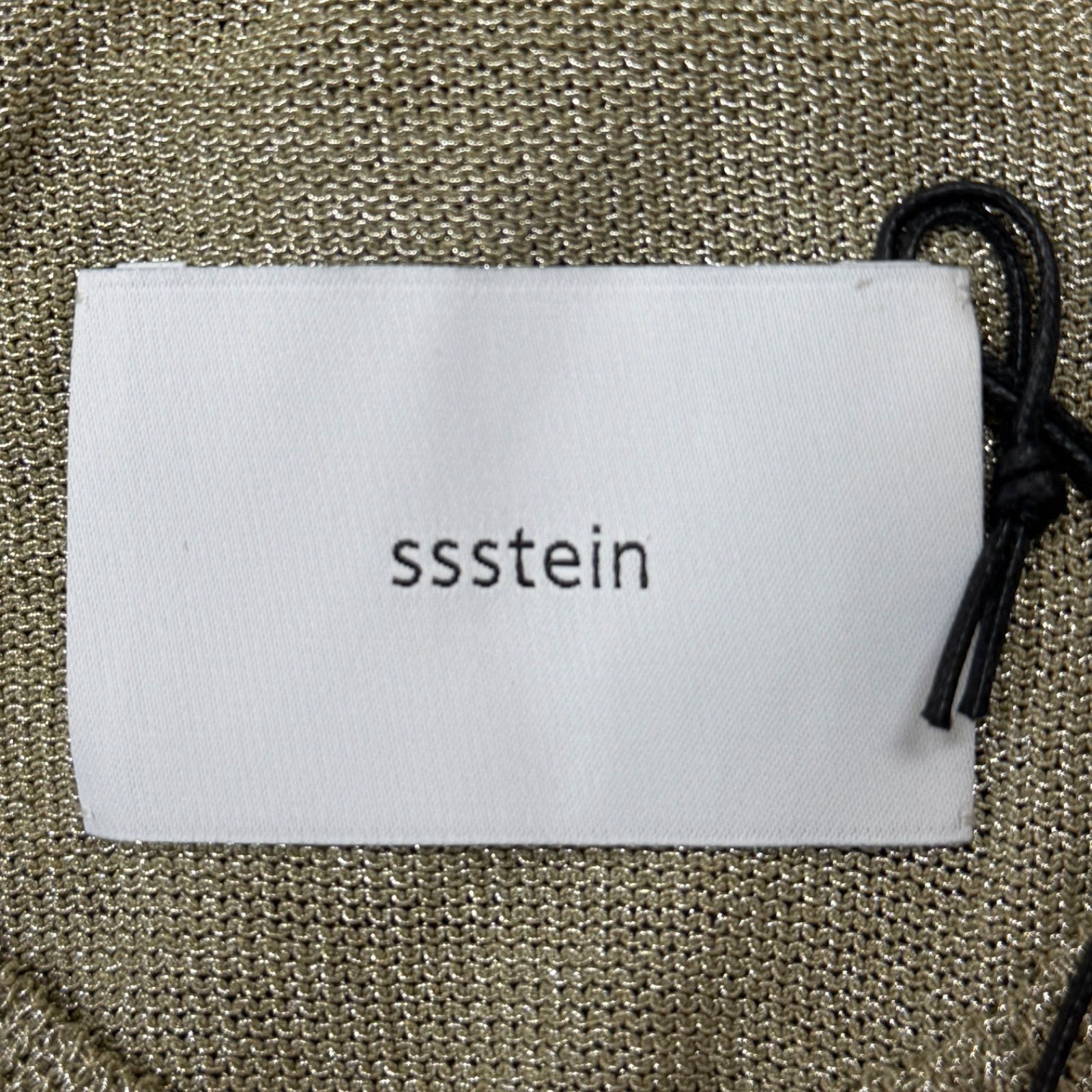 参考上代41800円 未使用 stein(ssstein) GLITTER KNIT LAYERED RAGLAN