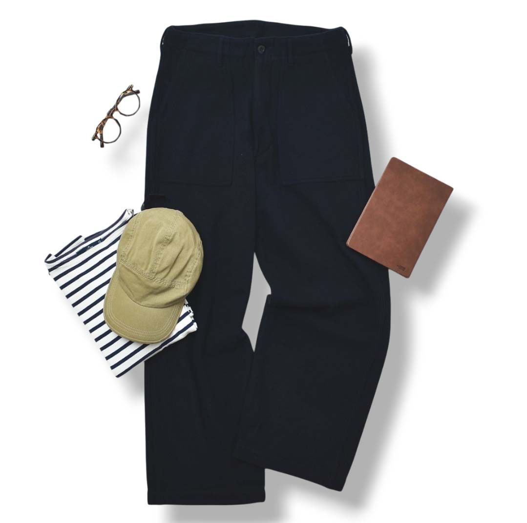 日本製 ダントン ウールモッサ イージートラウザー スラックスパンツ