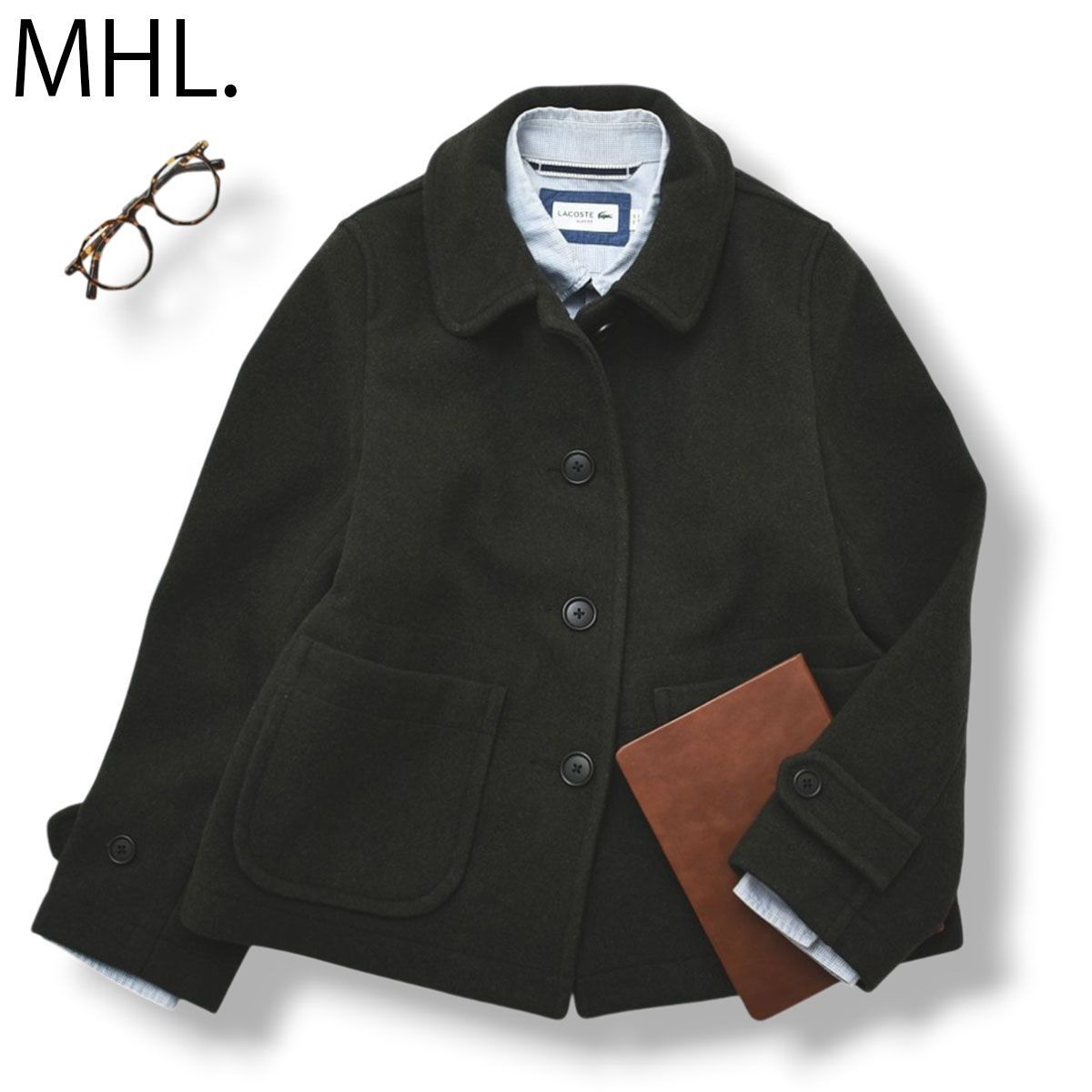 エムエイチエル MHL. マーガレットハウエル メルトンウール ジャケット 