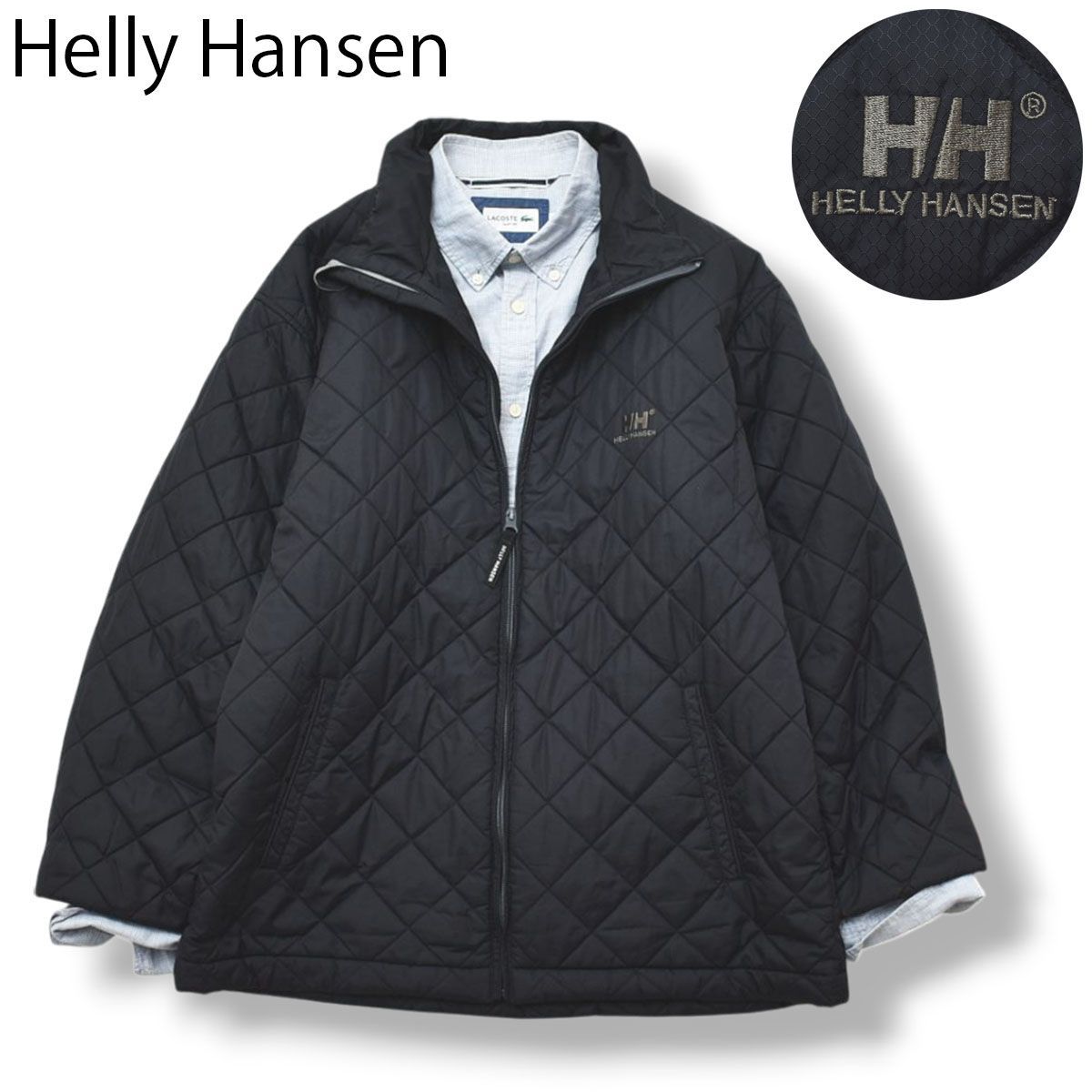 ヘリーハンセン HELLY HANSEN キルティングジャケット 中綿 M 黒 