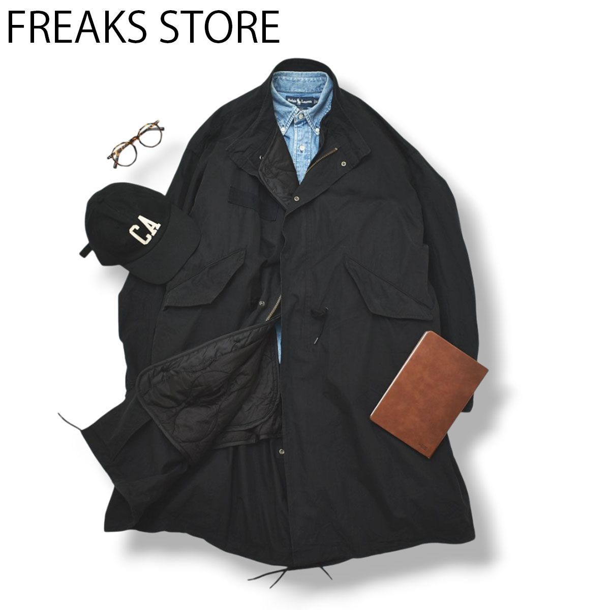 フリークスストア モッズコート キルティング ライナー 付属 F