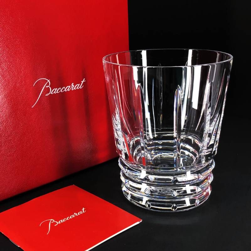 【未使用保管品】Baccarat バカラ アルルカン クリスタルタンブラー 美品・箱付き】Baccarat バカラ／アルルカン タンブラー／Lサイズ