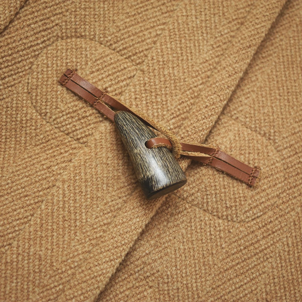 90s 英国製 モンゴメリー x チベット ムーアブルック生地 ダッフル