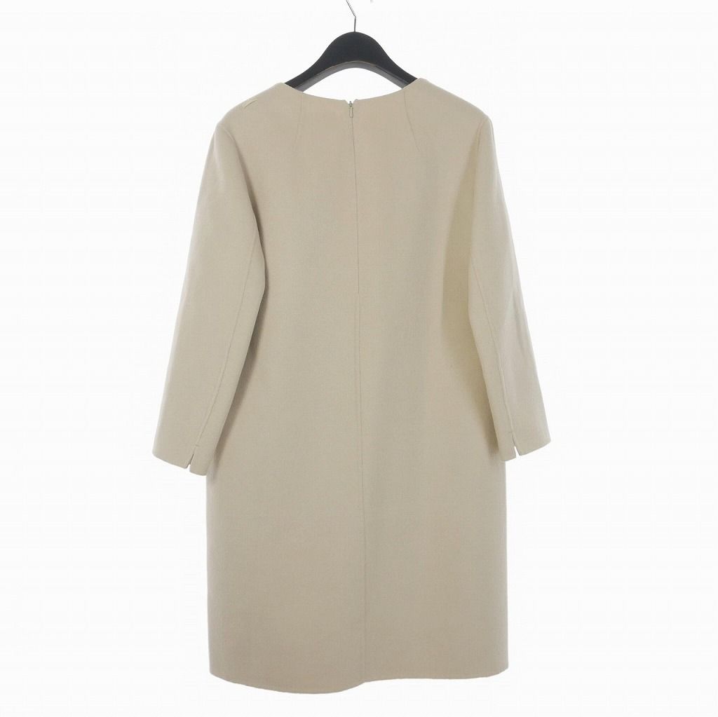 【中古】Sマックスマーラ 'S Max Mara アンゴラ混 ウール ワンピース スキッパー ひざ丈 40 グレー 91960863 Sマックスマーラ 'S Max Mara アンゴラ混 ウール ワンピース