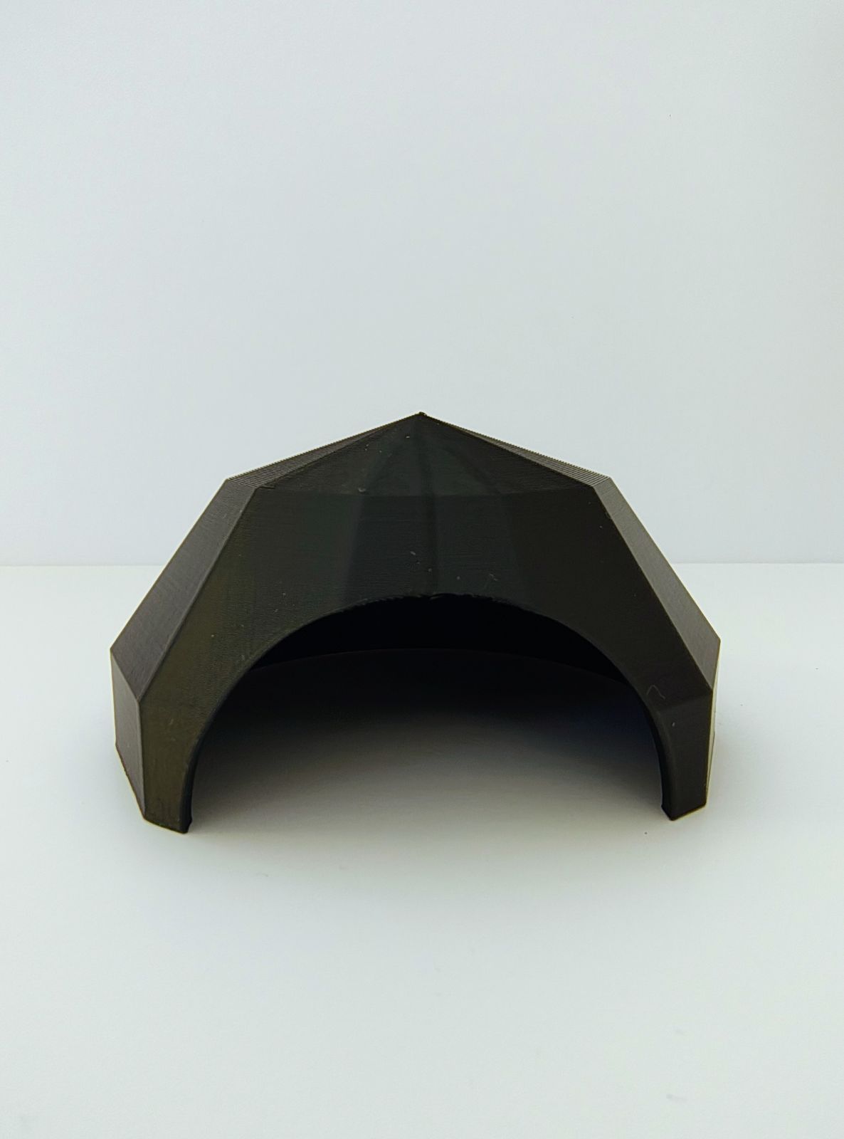 高さ5cm】ロータイプ 爬虫類シェルター 多面体ドーム レオパ ニシアフ