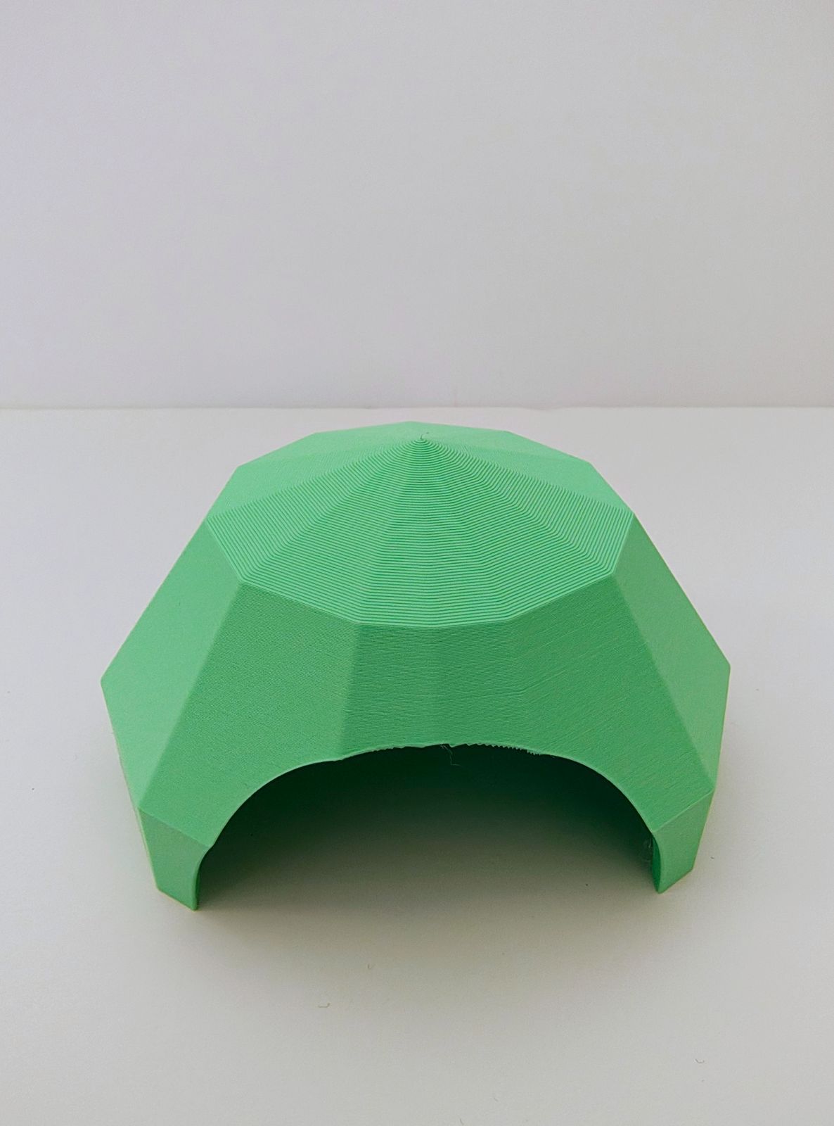 高さ5cm】ロータイプ 爬虫類シェルター 多面体ドーム レオパ ニシアフ