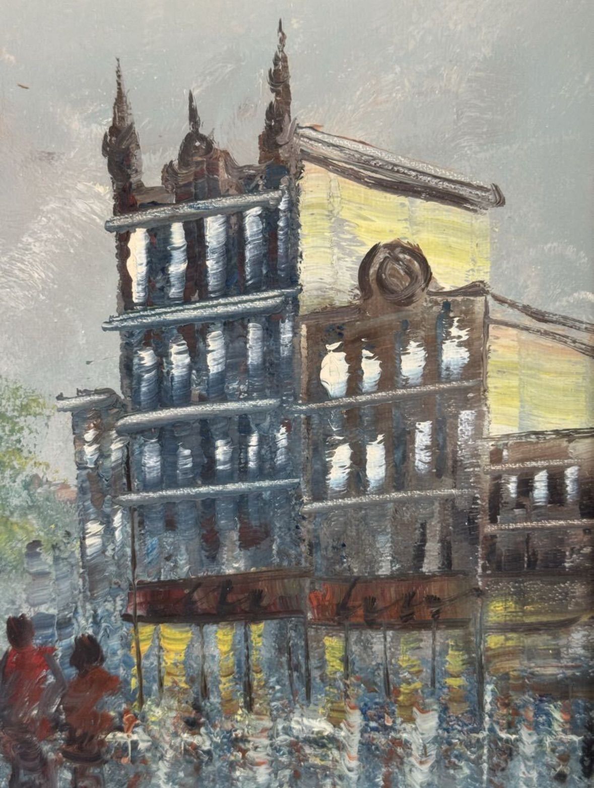 キャロライン・バーネット Caroline Burnett パリ 風景画 油彩 8号