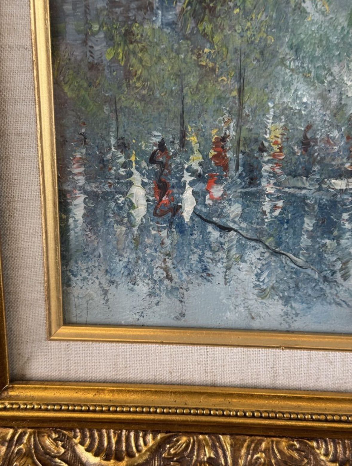 キャロライン・バーネット Caroline Burnett パリ 風景画 油彩 8号