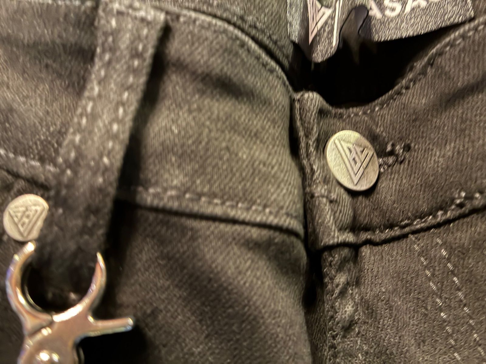 VALABASAS RIPCORD STACKED DENIM (VLBS-VJ3-1054:BLACK) バラバサス 