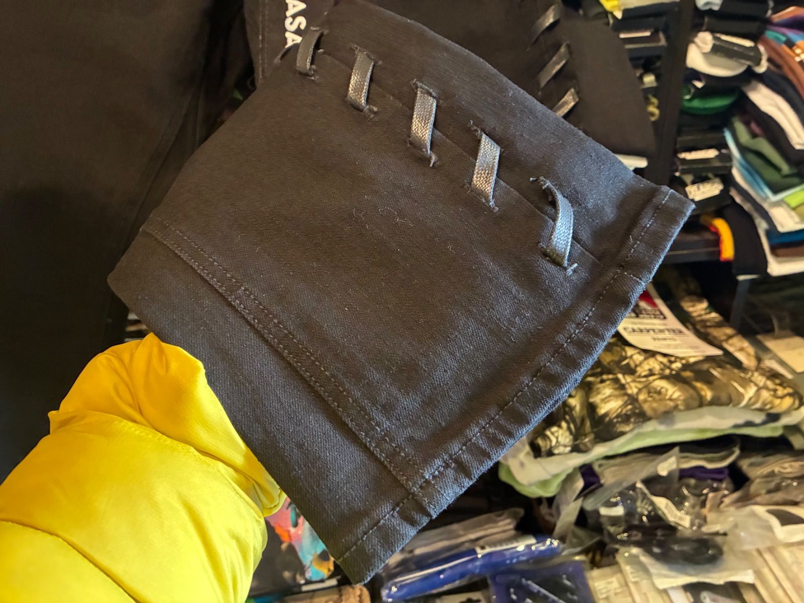 VALABASAS RIPCORD STACKED DENIM (VLBS-VJ3-1054:BLACK) バラバサス 