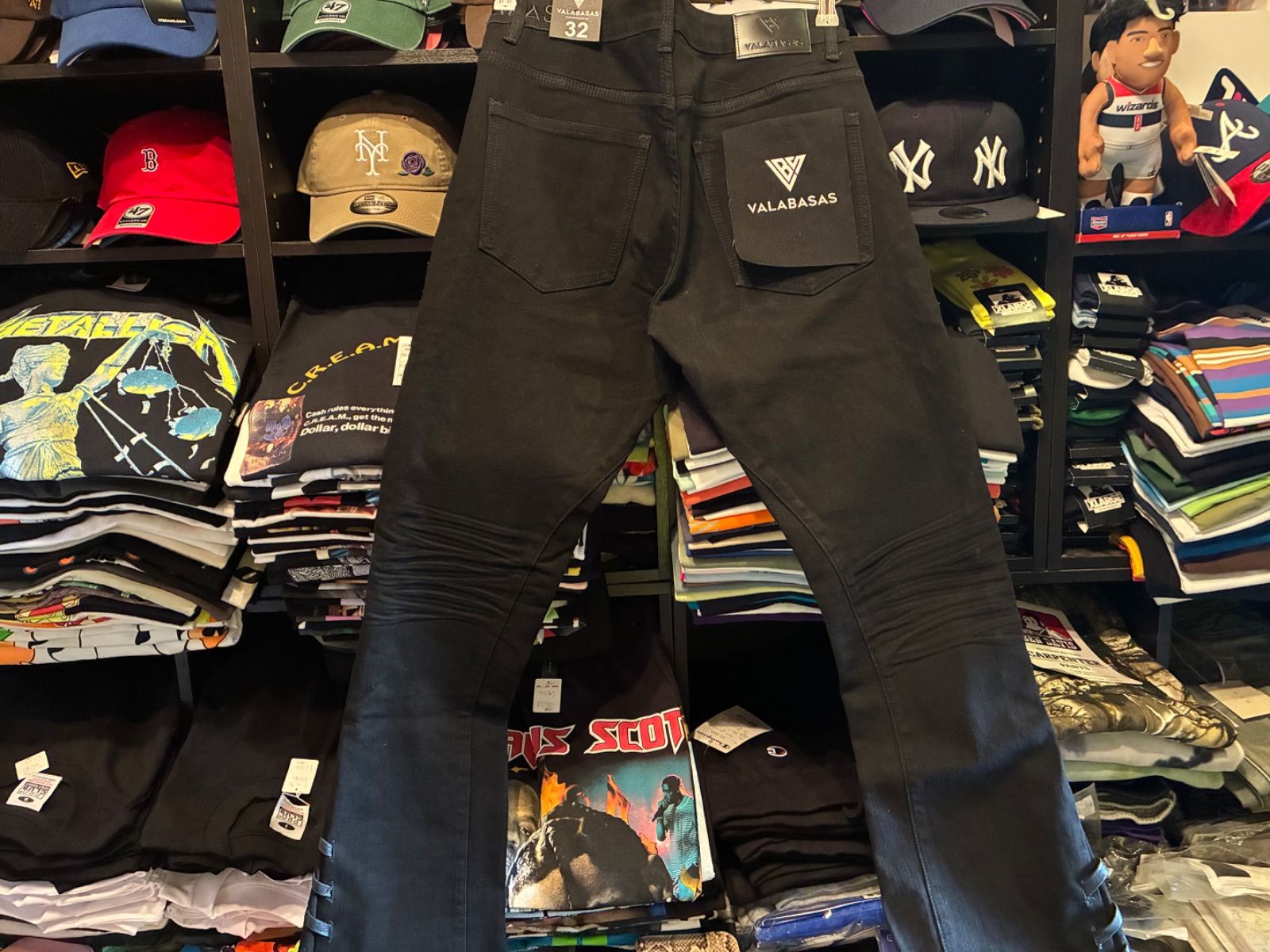 VALABASAS バラバサス スタックドフレアデニム 32サイズ SALE 