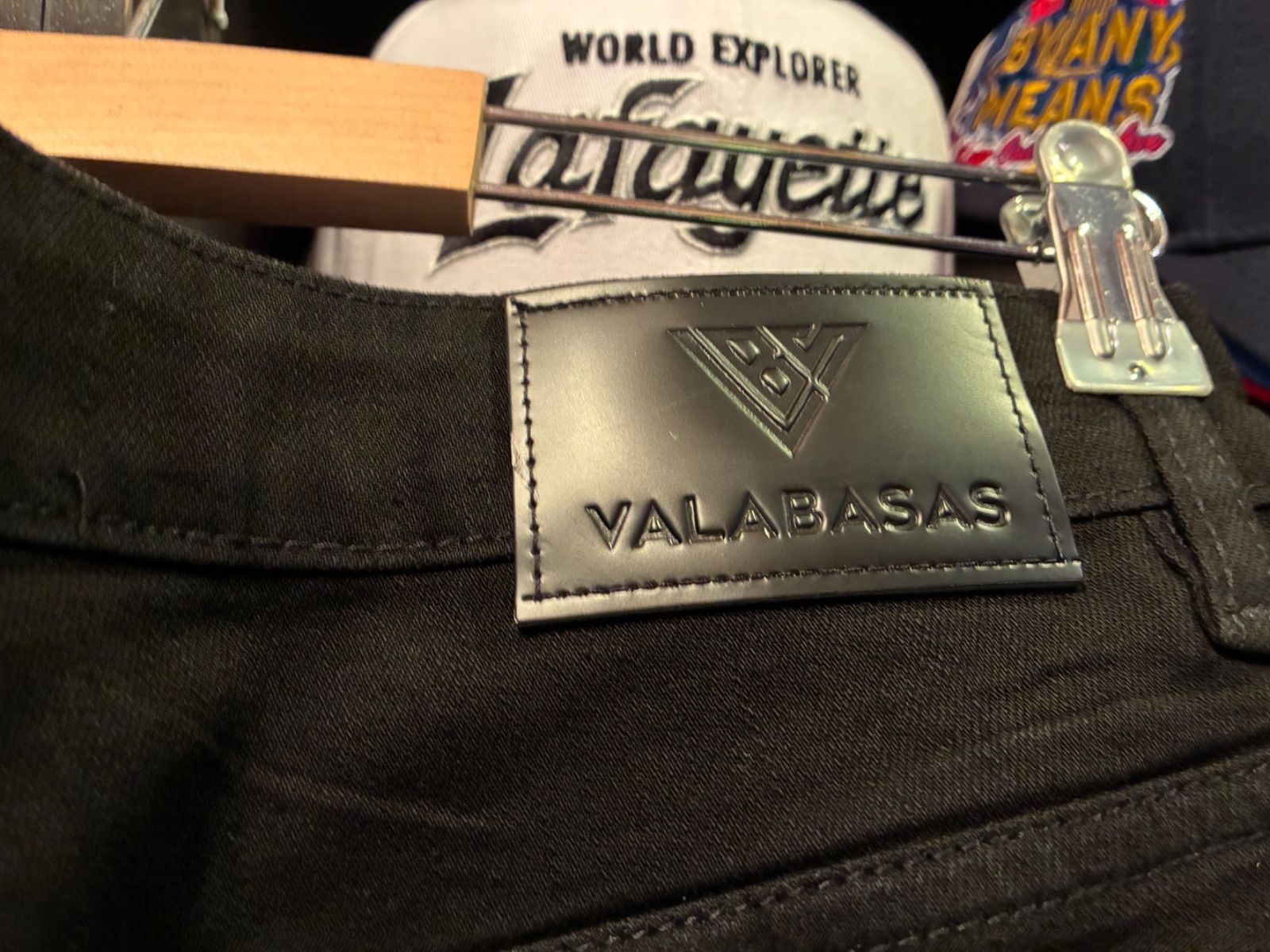 VALABASAS RIPCORD STACKED DENIM (VLBS-VJ3-1054:BLACK) バラバサス 