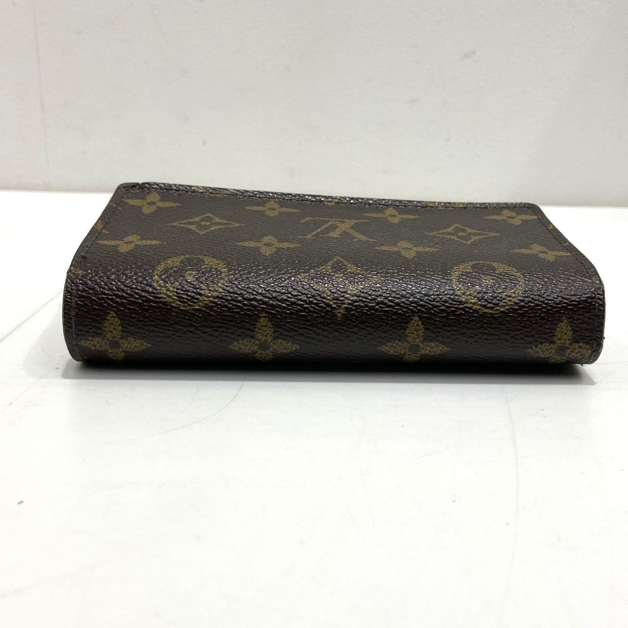 ルイヴィトン ポルトフォイユ トレゾール 二つ折り財布 モノグラム M61736 tamaya0078_3988