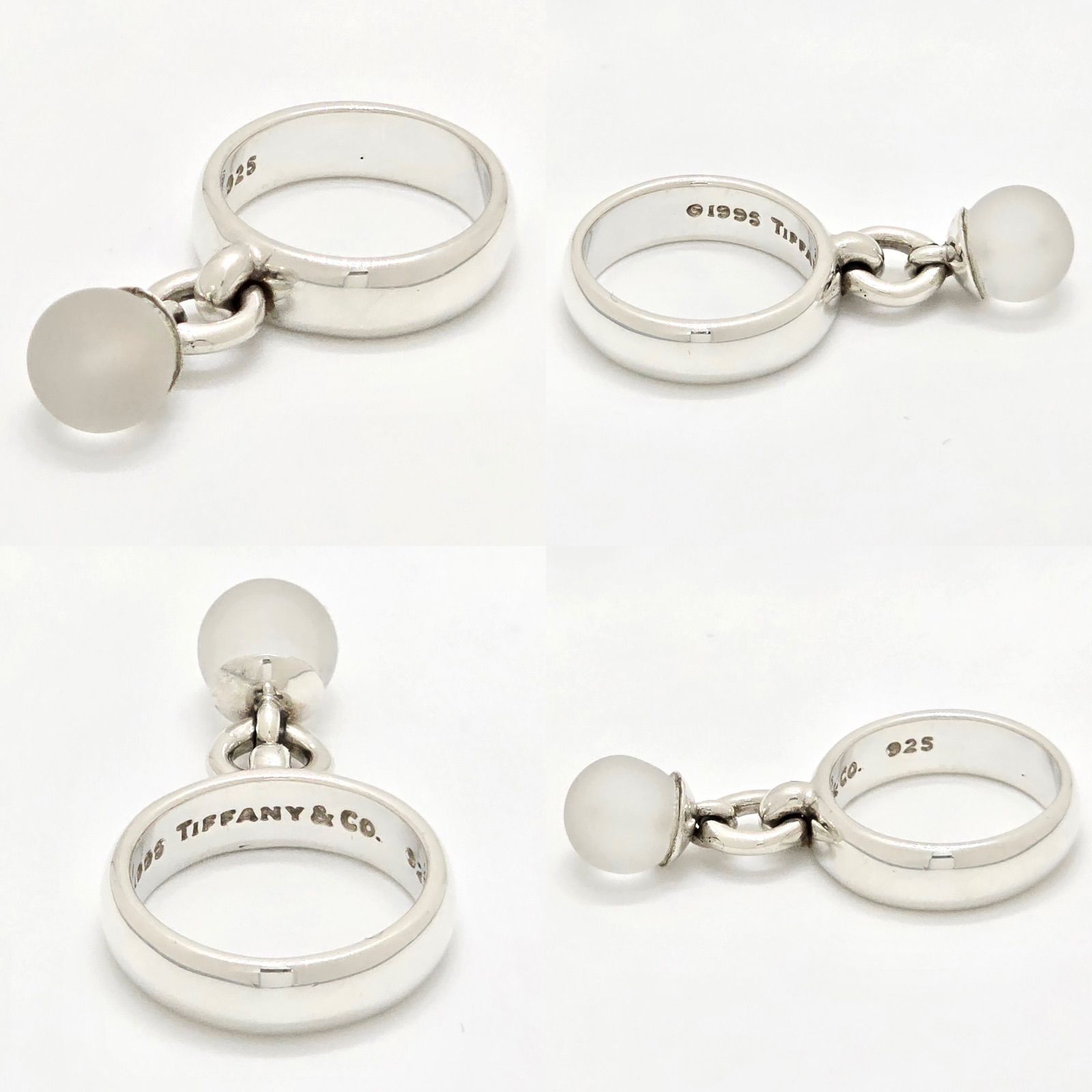 TIFFANY&CO. ティファニー クォーツ ボール ダンクル リング 約9号