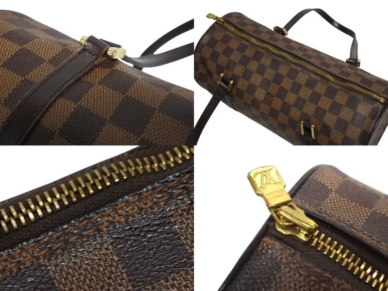 極美品 LOUIS VUITTON ルイヴィトン パピヨン30 ハンドバッグ ダミエ