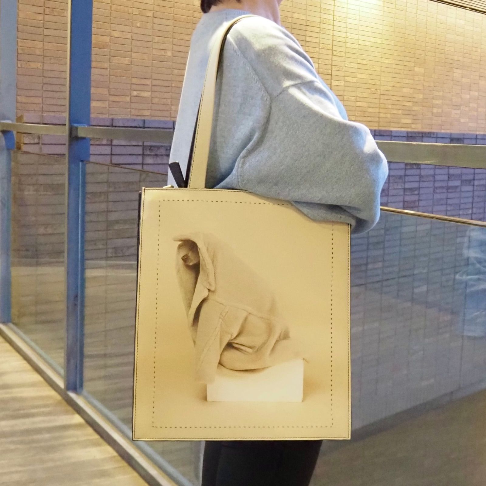 MaxMara テディドッグ トートバッグ レザー ブラウン マックスマーラ 