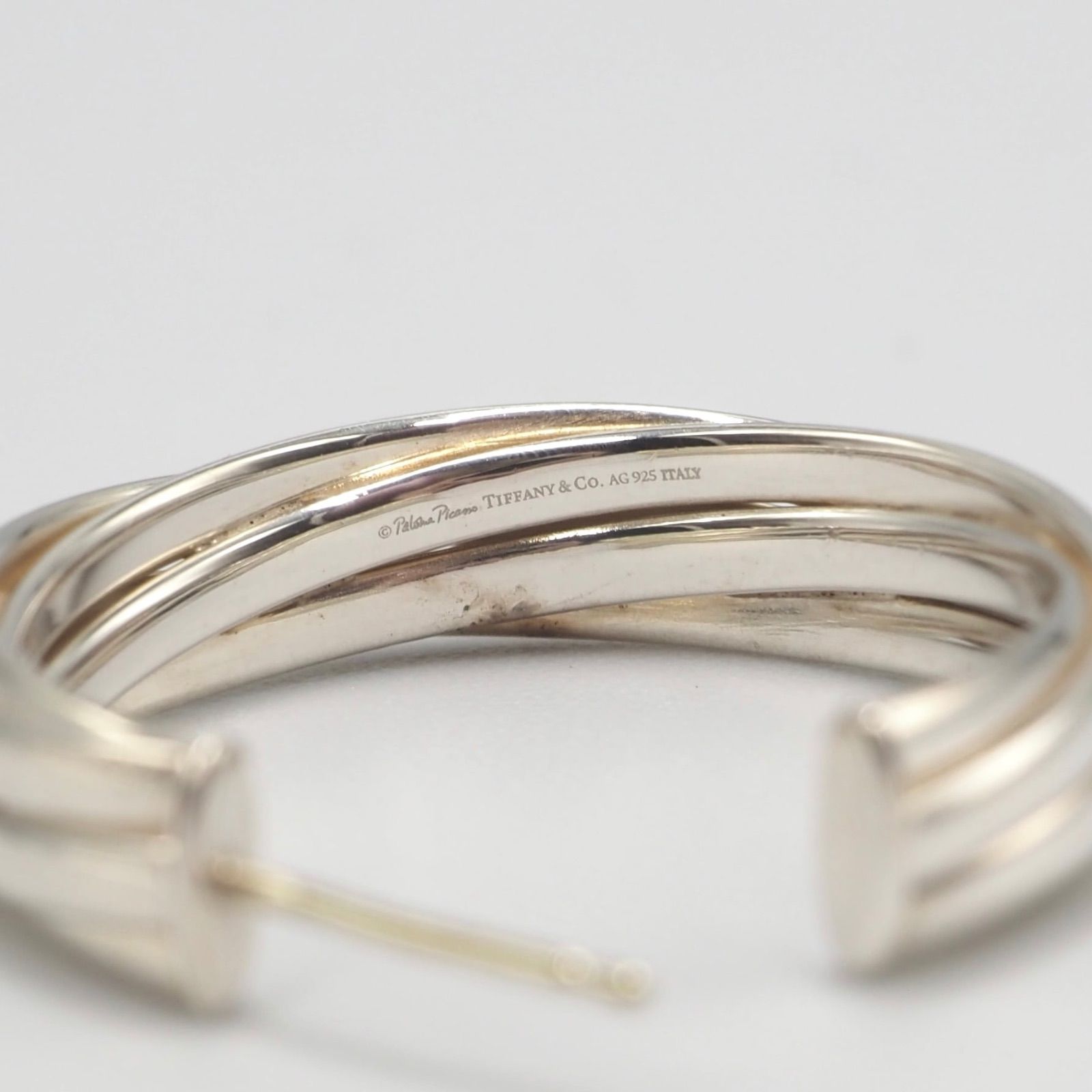 Tiffany&Co. パロマピカソ ツイスト フープ ピアス シルバー925