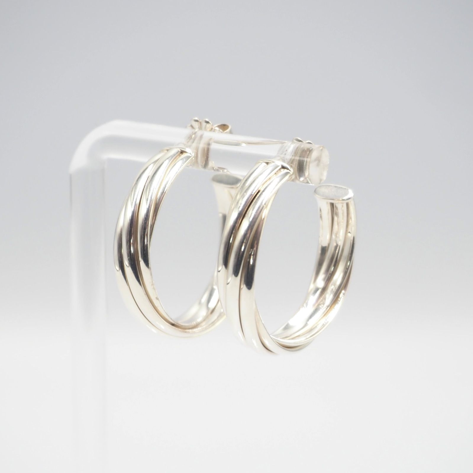 Tiffany&Co. パロマピカソ ツイスト フープ ピアス シルバー925