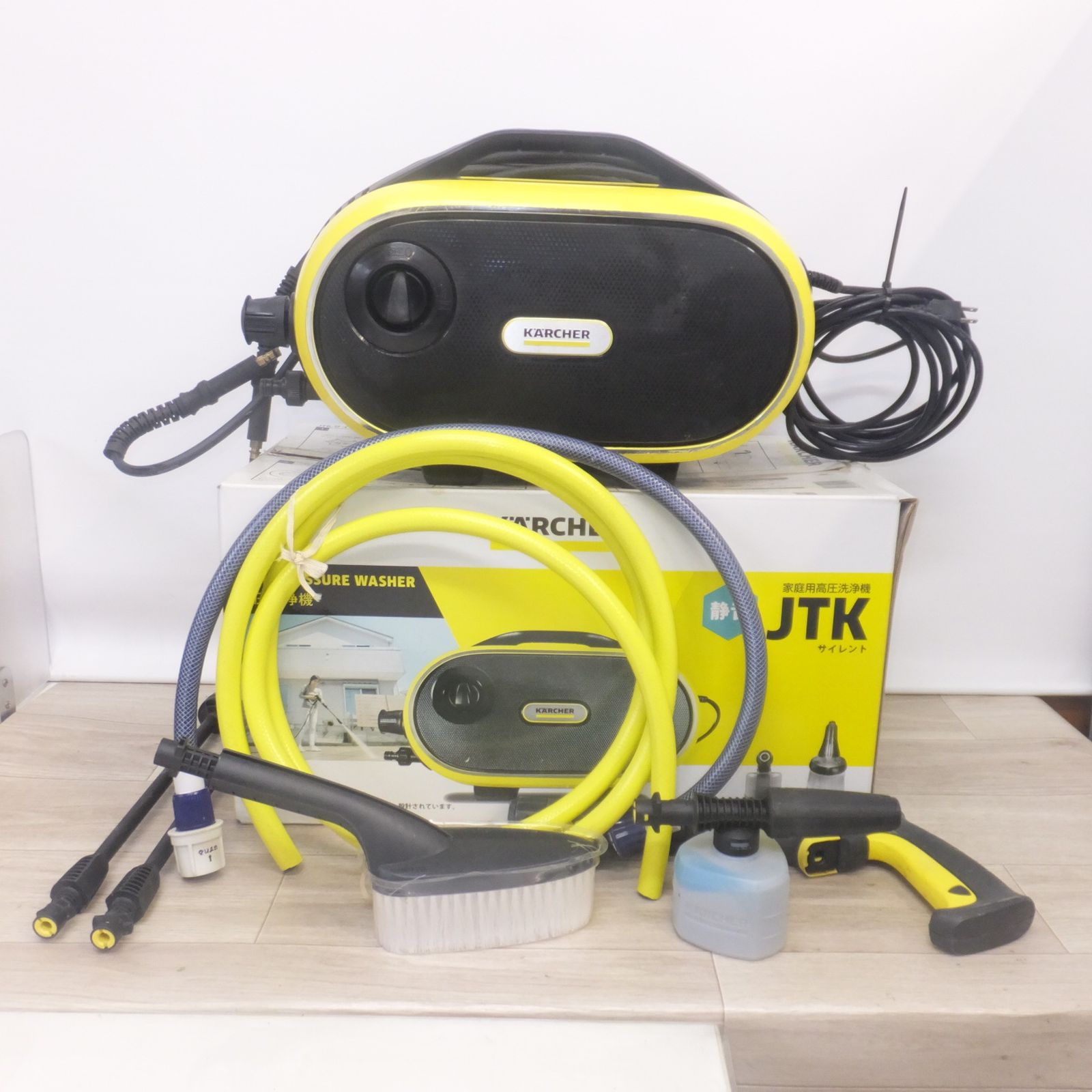 送料無料] ☆ケルヒャー KARCHER 家庭用高圧洗浄機 JTK サイレント