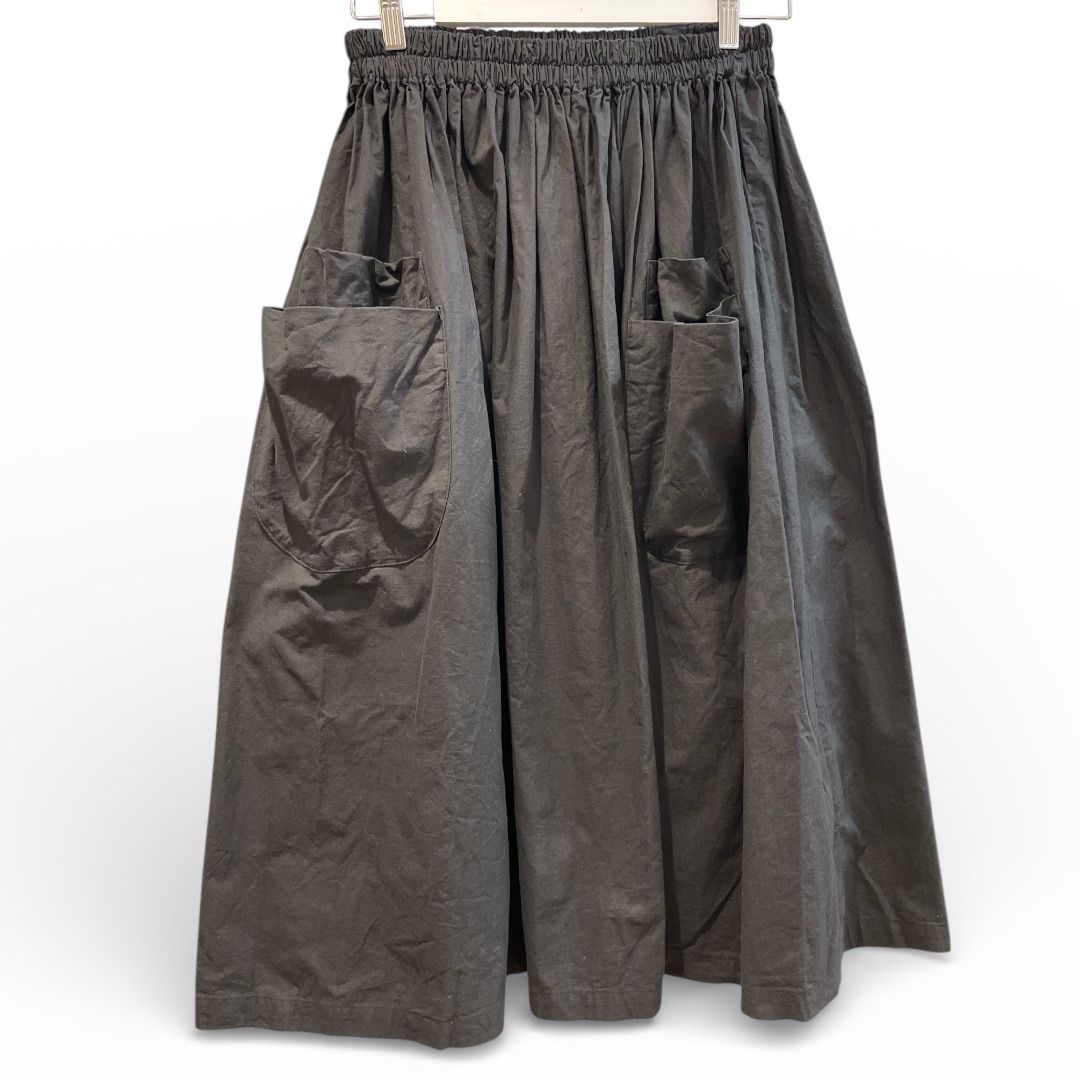 homspun ホームスパン ダブルポケットギャザースカート 241-448 綿100