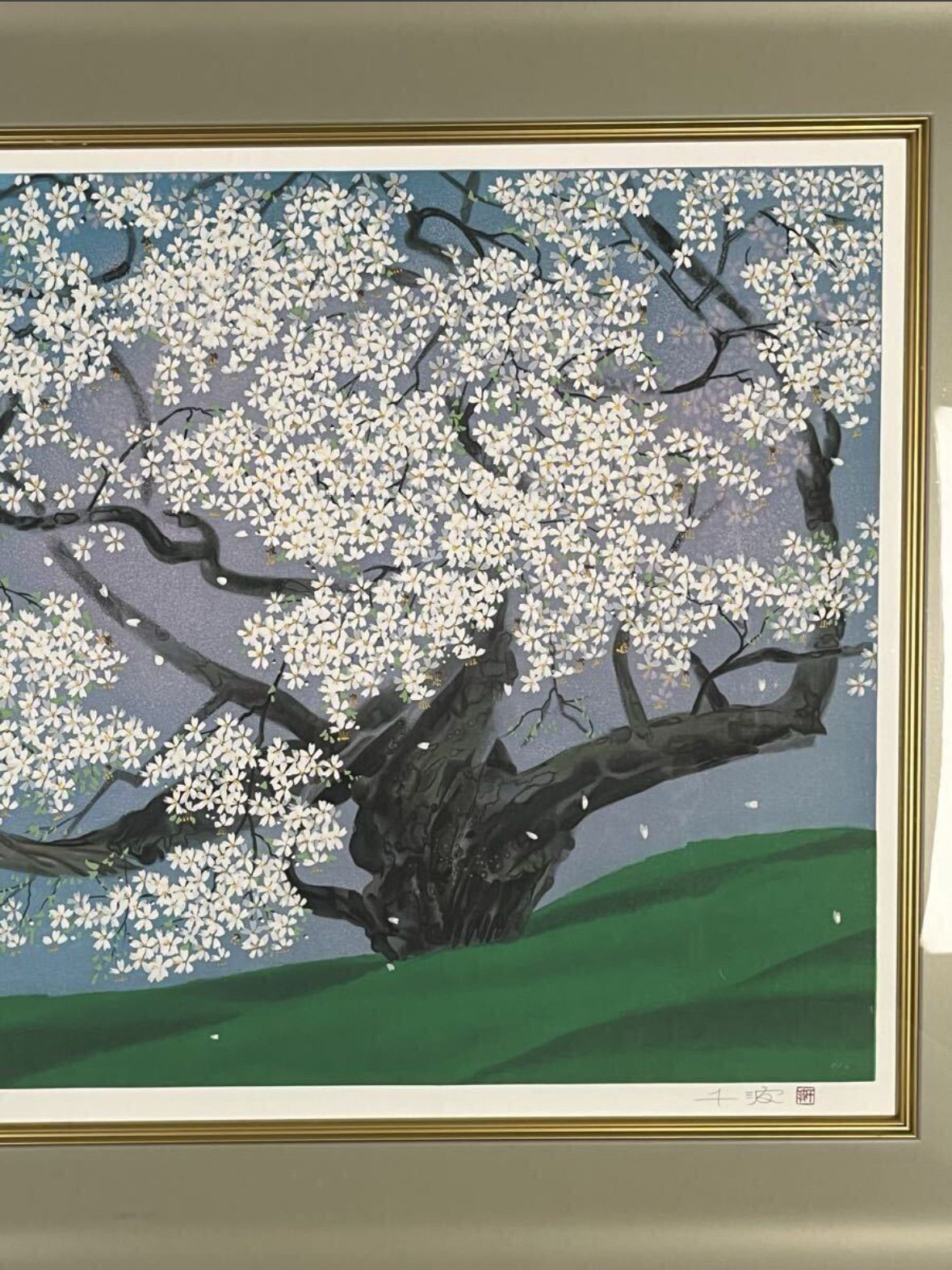 臥龍 桜 中島 千波 代表作 中島千波 絵画 桜 の人気商品一覧 安い商品を