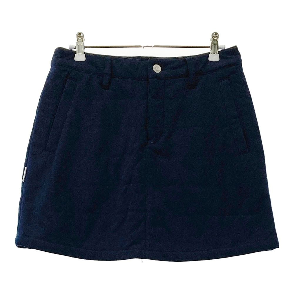 新品　JACK BUNNY　サイズ1 ストライプ 　スカート ブラック サイズ：1 JACK BUNNY ジャックバニー 中綿スカート ネイビー系