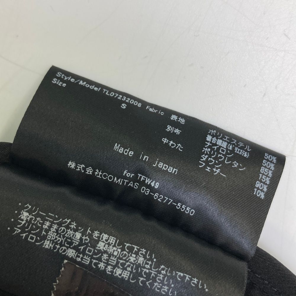 サイズ：S TFW49 ティーエフダブリューフォーティーナイン 中綿