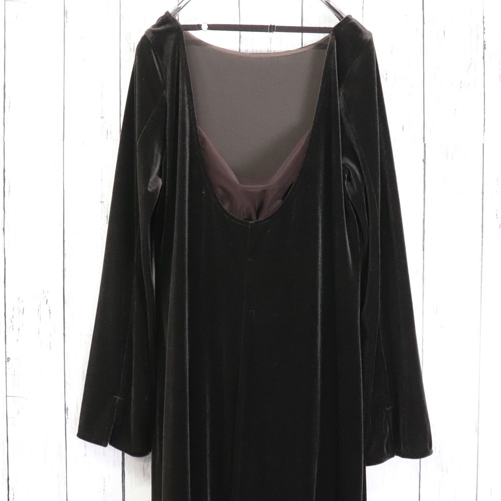 ☆美品 FRAY I.D フレイアイディー ストレッチ ベロア ロング