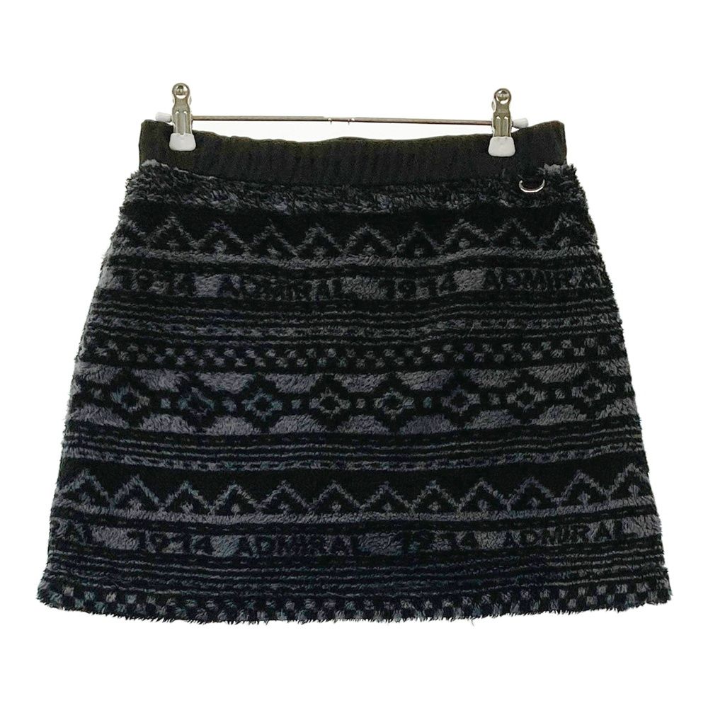 サイズ：M ADMIRAL アドミラル リバーシブル ボア ジップスカート 総柄