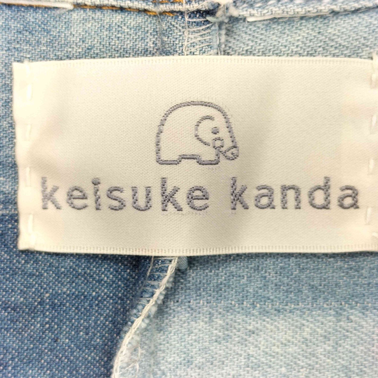 ケイスケカンダ keisuke kanda リボンまみれのダンガリー レディース 