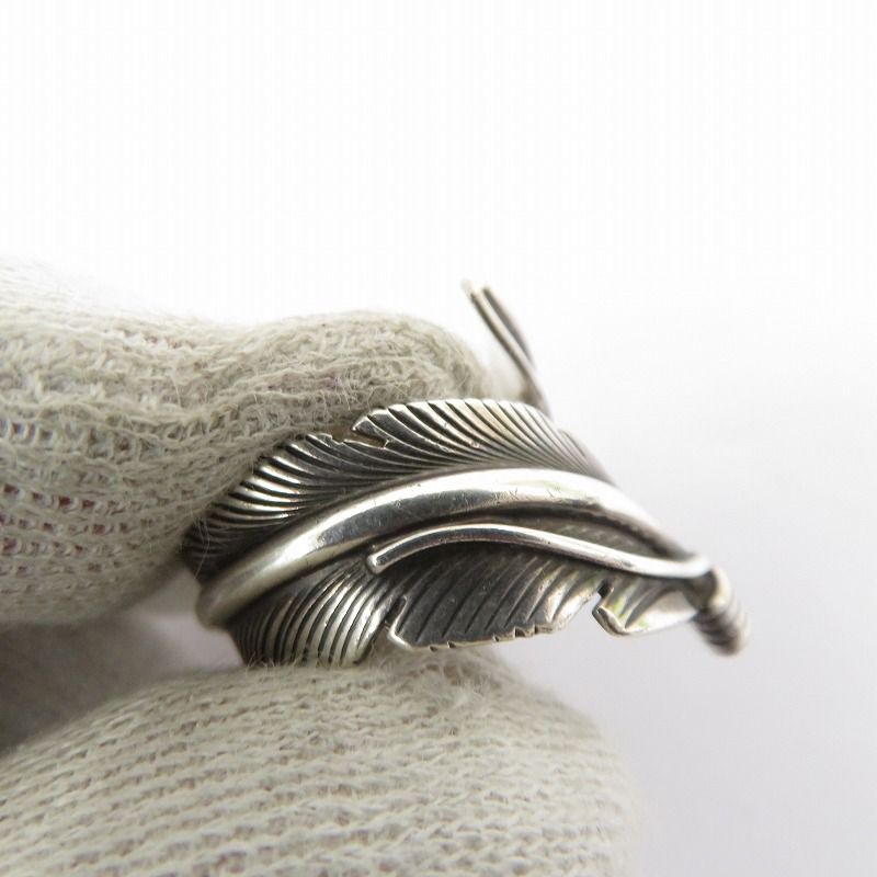 H.MACE ナバホ フェザーリング　インディアンジュエリー　sterling Indian Jewelry FUNNY公式ストア ナバホ族 Joe Mace フェザーリング