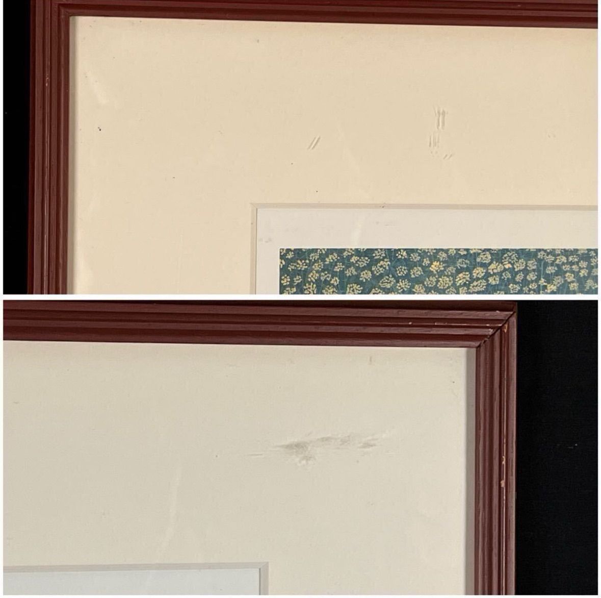 原田泰治 「ふるさとの四季 第4集」木版画 8号 証明シール 直筆サイン