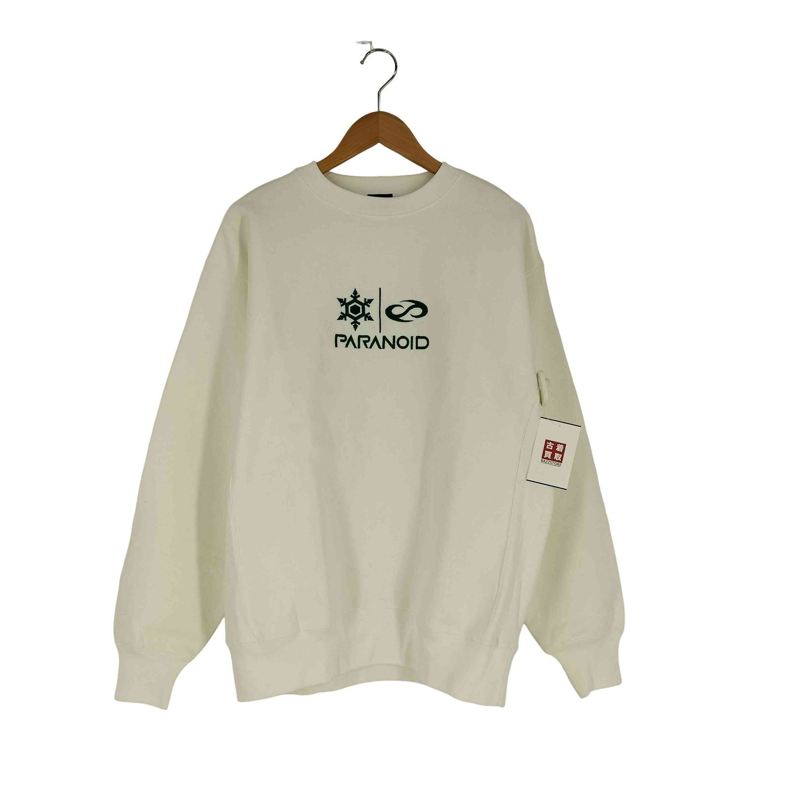 パラノイド PARANOID 裏起毛 ロゴ クルーネックスウェット メンズ JPN 