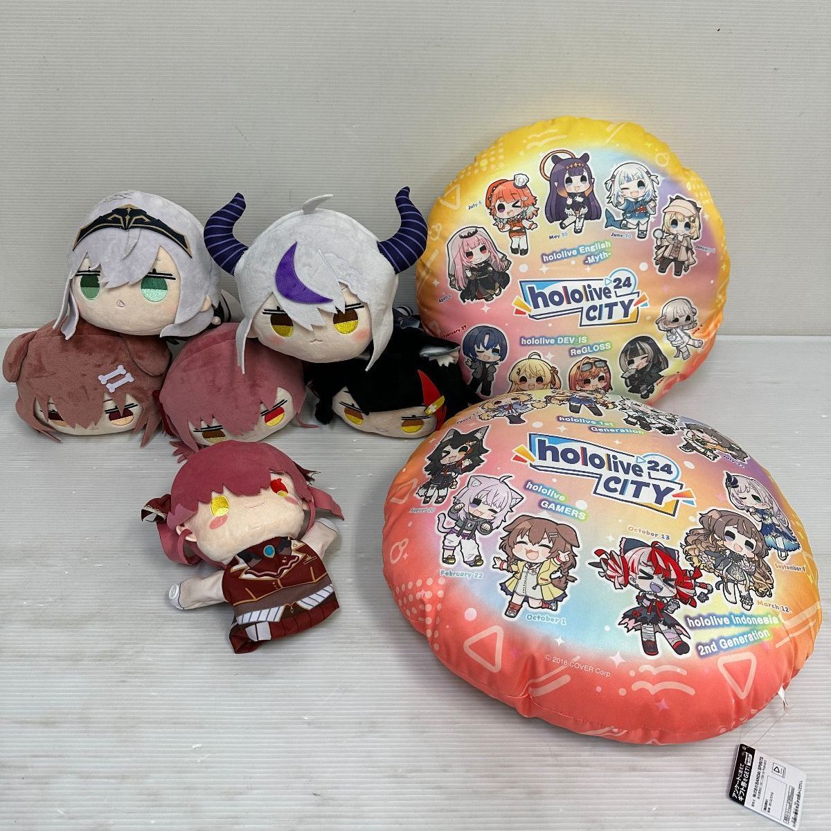 ホロライブ　ぬいぐるみ　クッション　まとめ売り △hololive ホロライブ ぬいぐるみ クッション まとめ 中古品