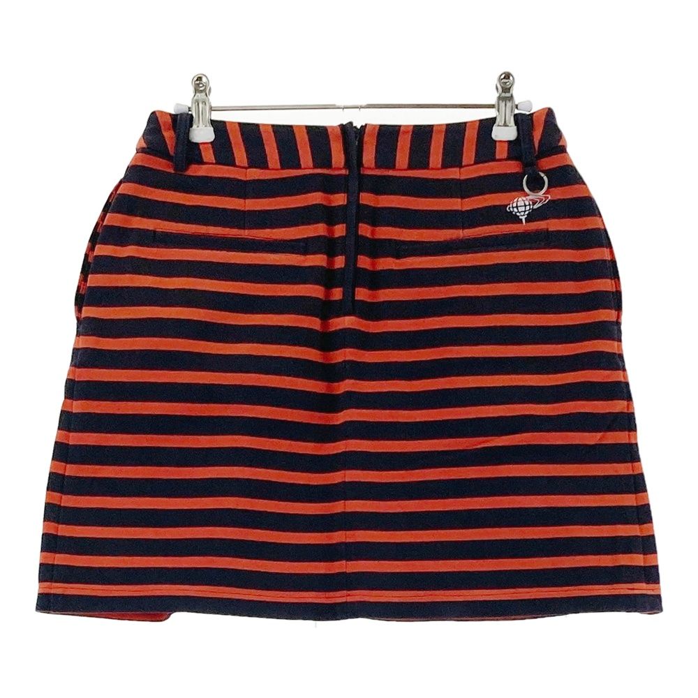サイズ：M BEAMS GOLF ビームスゴルフ スカート ボーダー柄 レッド系