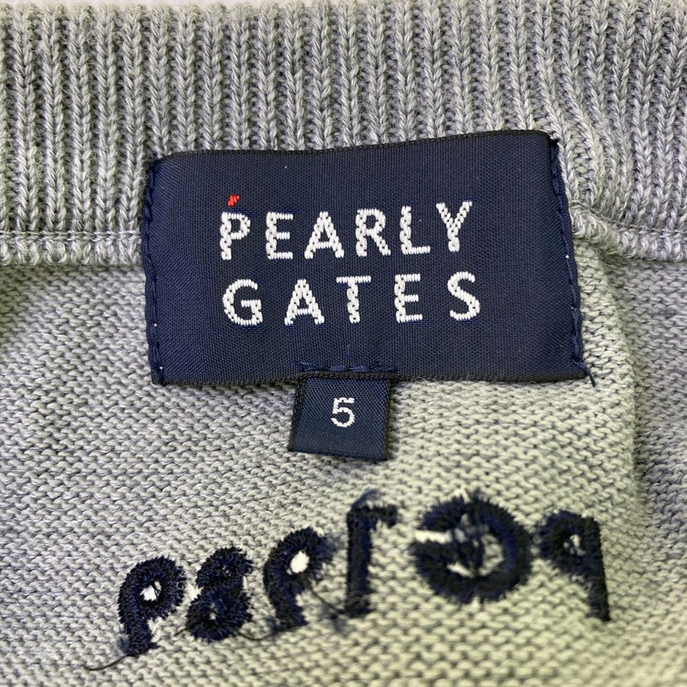 サイズ：5 PEARLY GATES パーリーゲイツ 053-2170109 ニット セーター