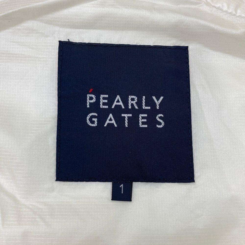 サイズ：1 PEARLY GATES パーリーゲイツ ジップベスト サイドロゴ
