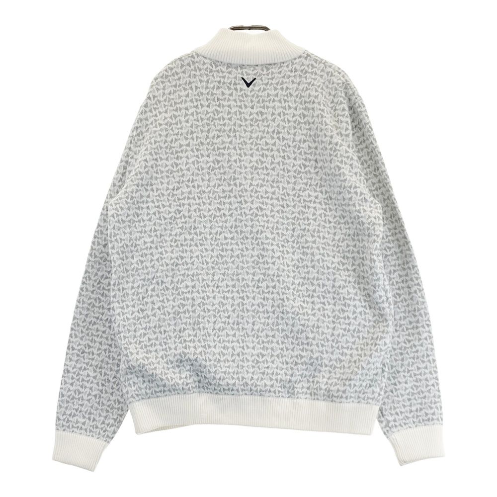 サイズ：3L CALLAWAY キャロウェイ 裏地付 ニットジャケット ウール混