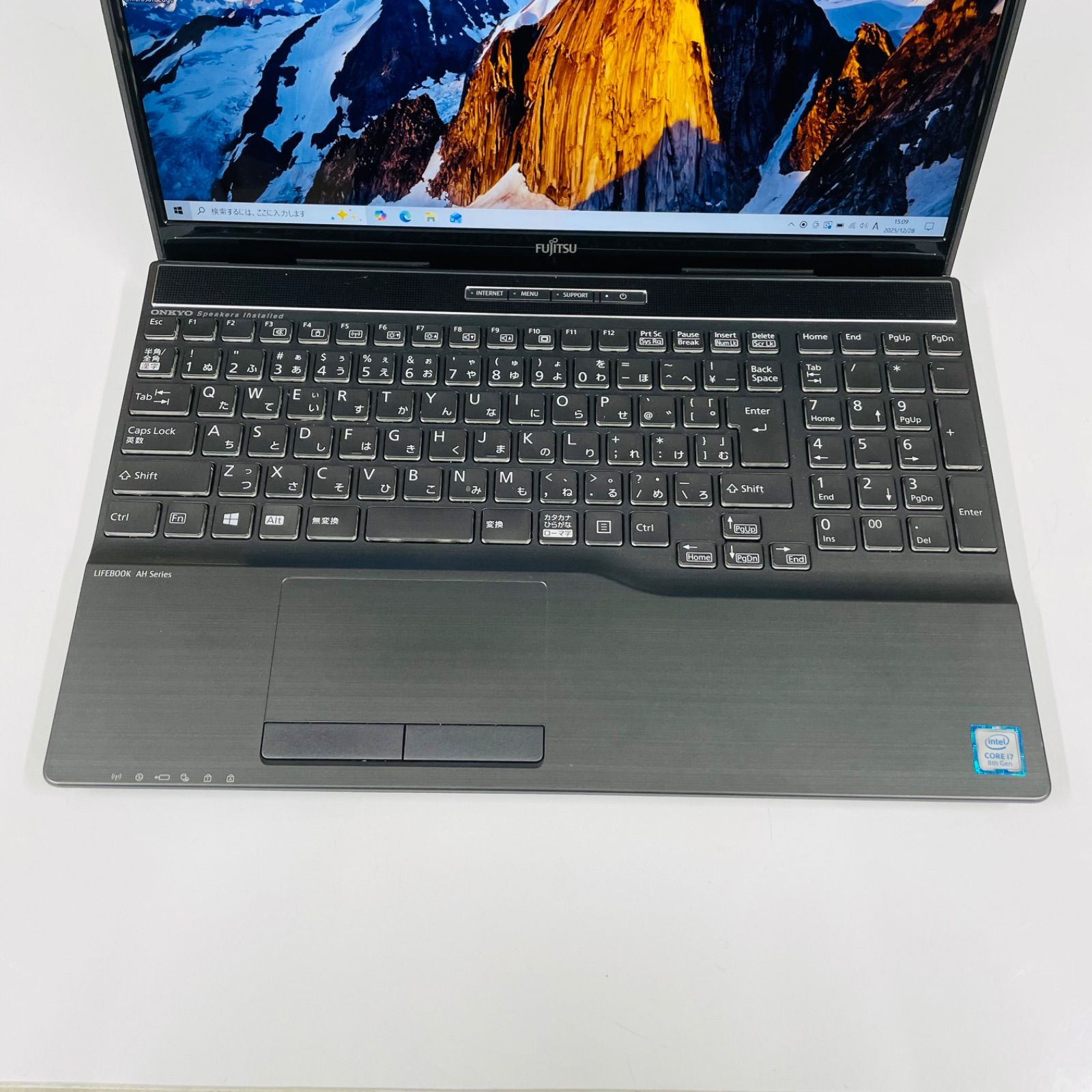 富士通15型 AH53/D3 16GB/512GB＋1TB i7-8565U 富士通 LIFEBOOK AH53/D3 FullHD core i7-8565U◇8GB◇SSD256GB 0169