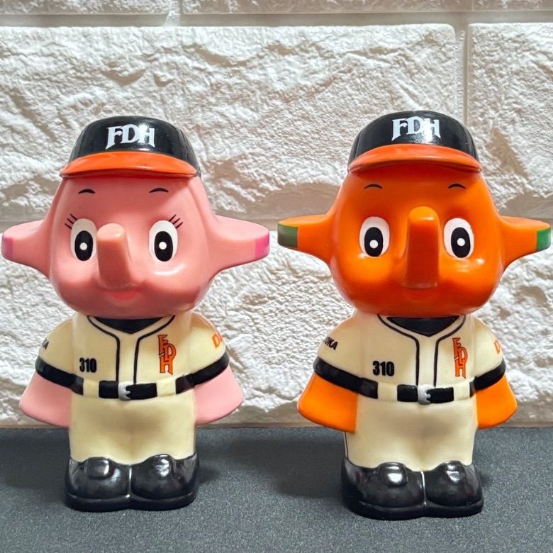 未使用] サトちゃん サトコちゃん ソフビ貯金箱 コインバンク 福岡