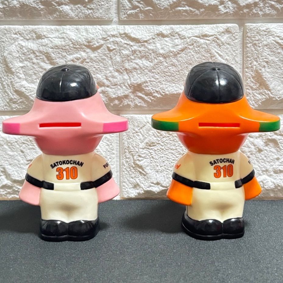 サトちゃん&サトコちゃん ダイエーホークス貯金箱 サトちゃんサトコちゃん貯金箱ペアセットダイエーホークス福岡