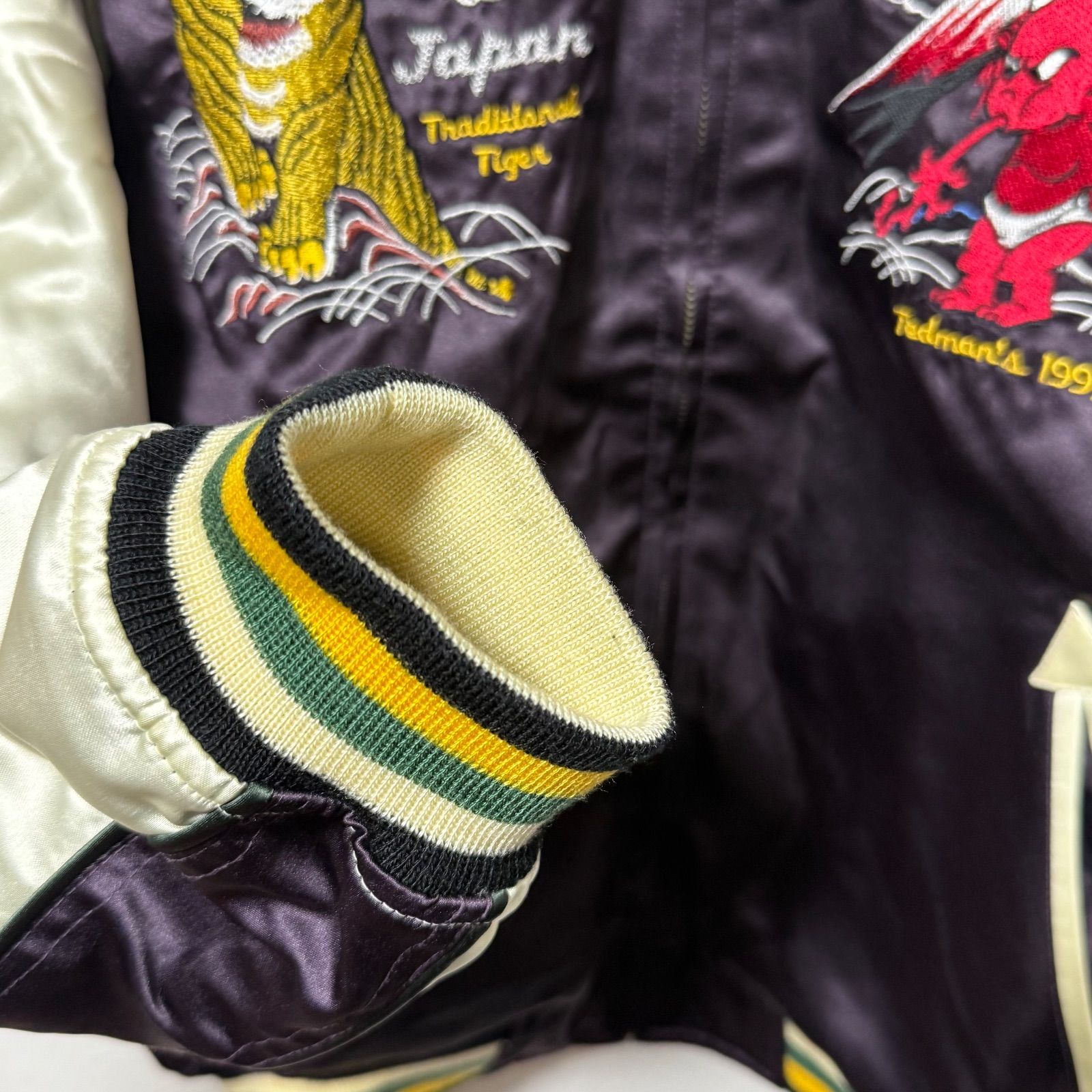 テッドマン スカジャン リバーシブル 刺繍 ベロア 別珍 - メルカリ