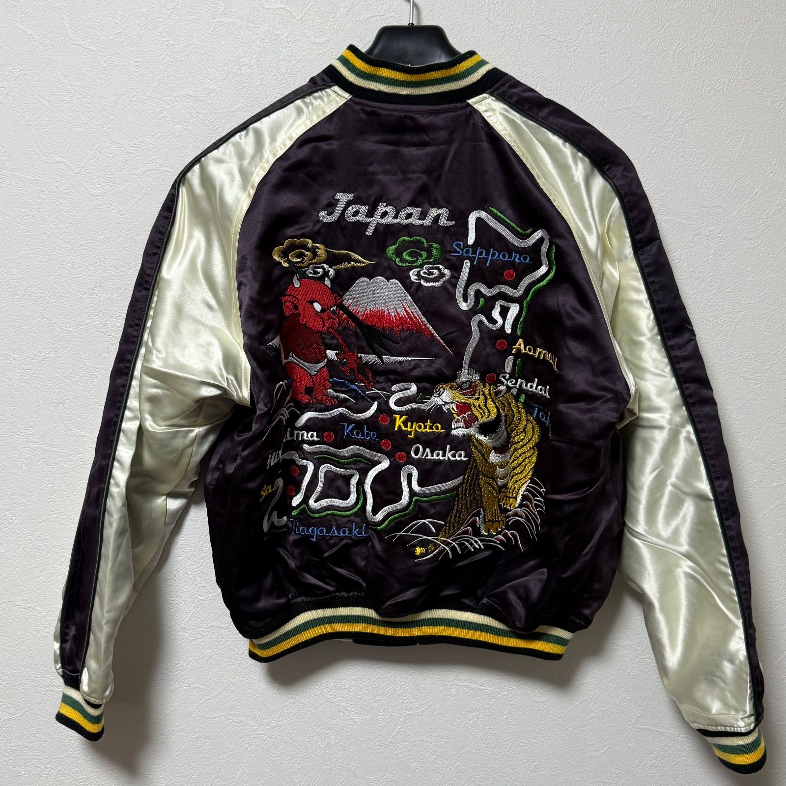 TED COMPANY テッドマン　別珍　ベロア　リバーシブル　スカジャン　40 テッドマン スカジャン リバーシブル 刺繍 ベロア 別珍 - メルカリ