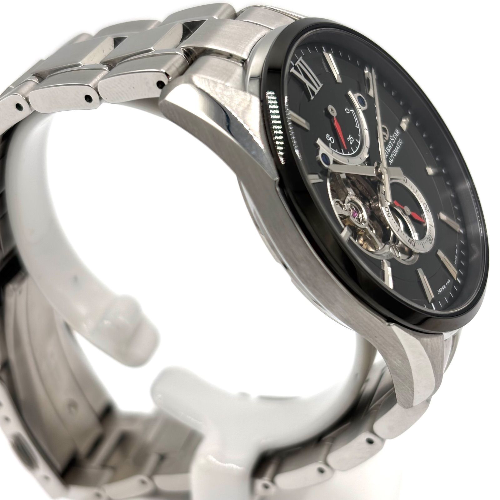未使用品】ORIENT STAR オリエントスター RK-HJ0003B 黒文字盤 セミ 