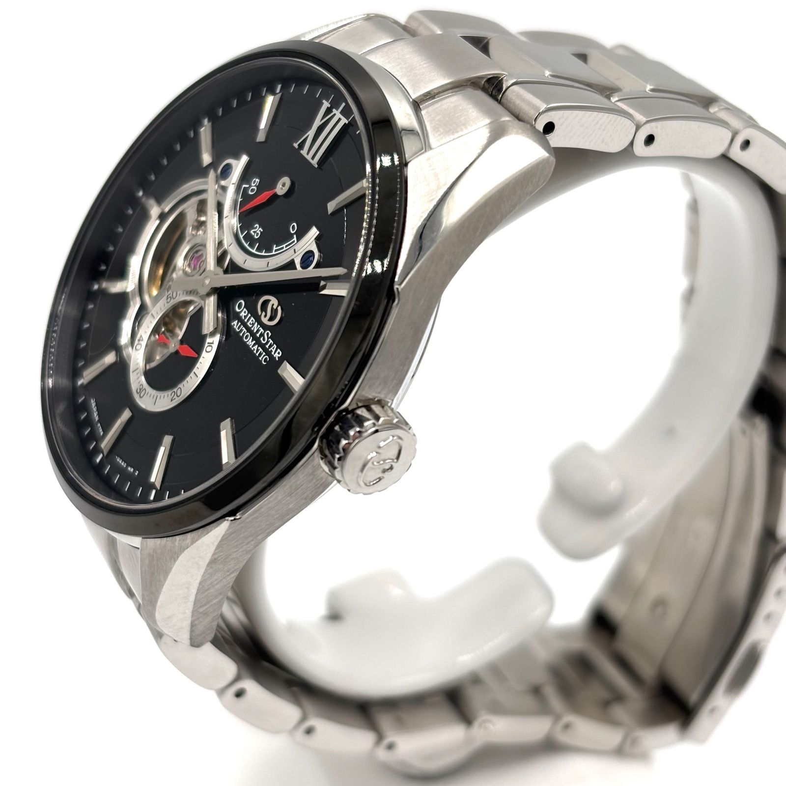 未使用品】ORIENT STAR オリエントスター RK-HJ0003B 黒文字盤 セミ 