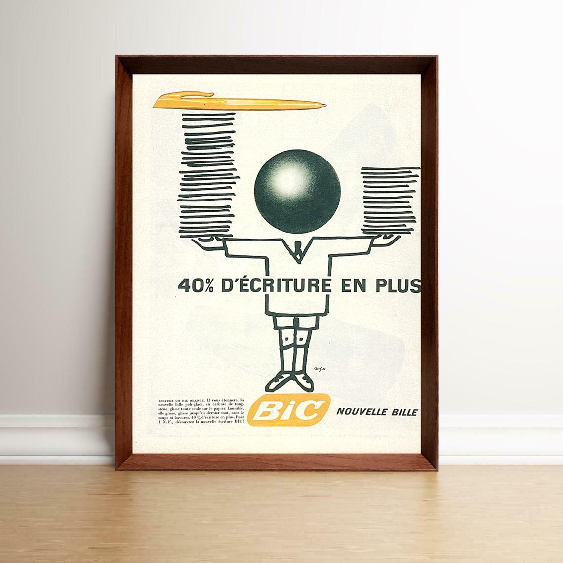 サヴィニャック BIC BALLPOINT PEN POP 1950年代 サヴィニャック BIC