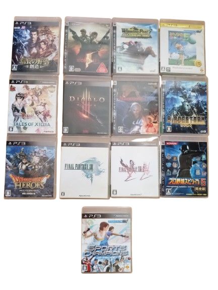 すぐ遊べるセット＞ PS3本体 + ゲーム15本セット+おまけ1本 - メルカリ