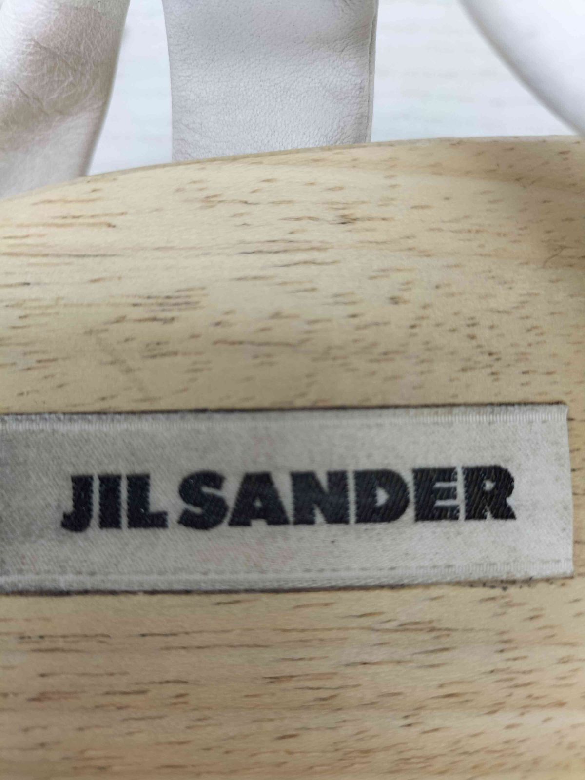 ジルサンダー JIL SANDER lace up clog sandals レザーストラップ